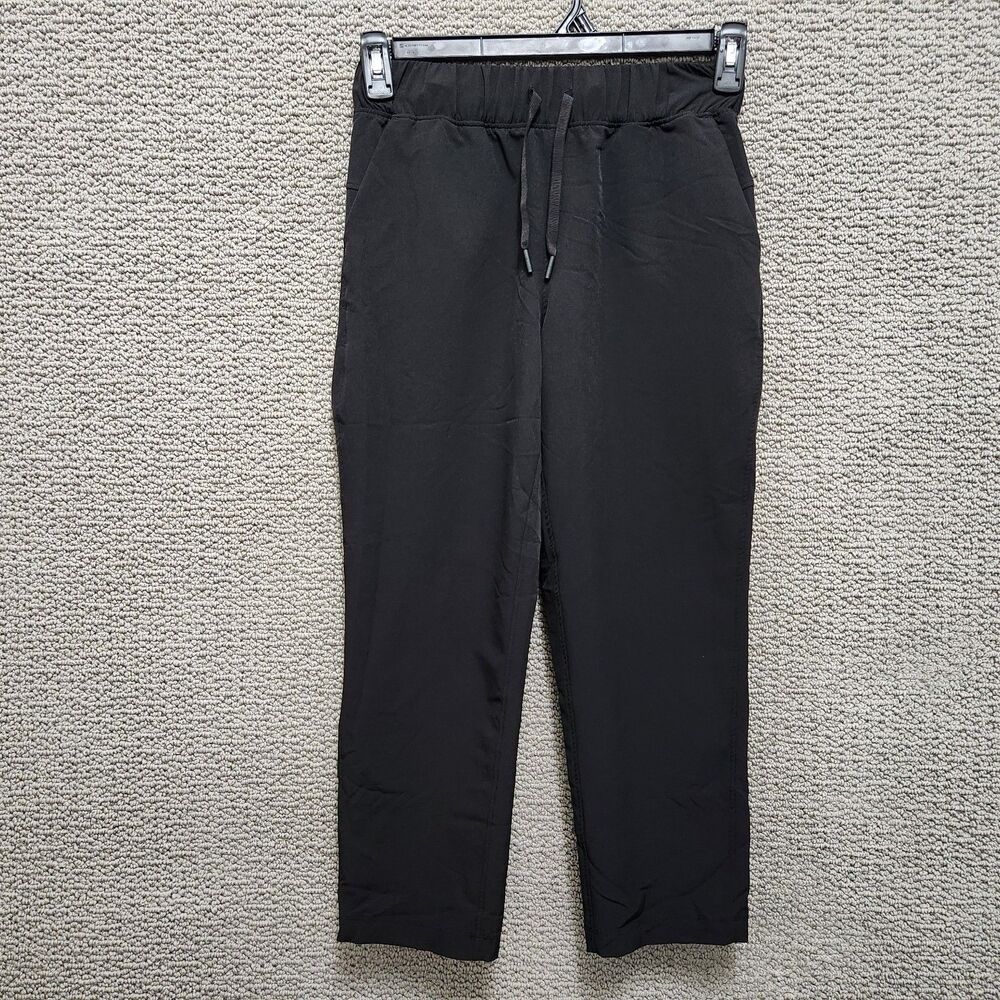 YOGALICIOUS Women's Black Drawstring Pull On Pants Size XS